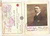 Bilet de autorizare pentru portul bratarei Crucea Rosie 1916, WW1