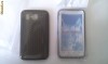 Husa silicon HTC DESIRE HD FUMURIE SEMITRANSPARENTA+ FOLIE PROTECTIE ECRAN + BATISTUTA STERGERE ECRAN - CEL MAI MIC PRET
