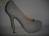PANTOFI  YVES  SAINT  LORENT  DIN PIELE  CAMOSCIO