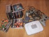 MOKAZIE !!! Play Station 1+ 2 Joystickuri analog + 30 jocuri+ 1 Memory Card