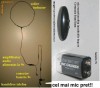 Hands free pentru copiat la examene, cu microvibratii pe timpan