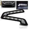 lumini de zi, daytime running lights, DRL, daylights, proiectoare cu led tip Mercedes, led-uri smd