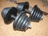 GANTERE/HALTERE 2 X 10 KG = 20 KG CAUCIUCATE !!!