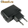Incarcator 220V cu iesire USB 5V \ 2A compatibil cu GSM, MP3, sistem de navigatie, smartphone, tableta PC, GPS, etc