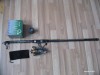 Lanseta / Lansete Telescopica 3,60 M High Power Carbon 100 % Oxygen Hercules + Mulineta Mifine Baitrunner 6 Rulmenti