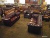 SALON CHESTERFIELD.  2 canapele si fotoliu.