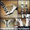 PANTOFI VINTAGE pe GLEZNA / BOTINE FASHION DAMA firma MORELLI (made in ITALY) PIELE NATURALA LACUITA 6 BARETE FOARTE ASCUTITI