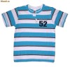 Tricou pt baieti in dungi New York 116 cm din bumbac 100% de calitate superioara