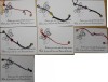 Vand bratari tip snur cu medalion cu model deosebit din argint/placat cu aur/swarovski