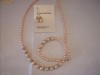 SUPERB SET CU PERLE SI PIETRE SWAROVSKI