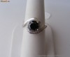 Inel designer model exceptional cu DIAMANT negru minim 2,4 CARATE + zeci accente briliante albe !!