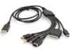 Cablu de incarcare USB 2.0 pentru 6xiPod, Nintendo, PSP, USB mini si 3.5 DC-82445