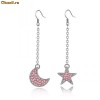 Cercei Moon and Star Swarovski 91751