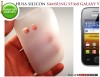 HUSA ALBA SILICON SAMSUNG S5360 GALAXY Y YOUNG - TRANSPORT GRATUIT