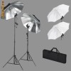 Kit Studio: 2 x Blitz Studio + 2 x Trepied + 4 x Umbrele