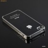 carcasa spate metal iphone 4 negru  aluminiu 4s