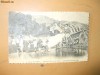Carte postala port popular costum romanesc car boi batran femeie apa saca Prahova Cricovul Sarat