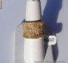 Inel designer aur 14K, 9.4g, model EXTRAORDINAR geometric ornat cu 180 BRILIANTE !!!