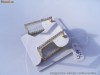 Cercei designer aur 14K, 10g, model dreptunghiular ornati cu 2CT DIAMANTE !!