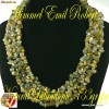 Colier, salba, margele cu Labradorite Natural, 133gr, 46cm