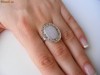Inel designer aur 14K cu AGAT drusy si DIAMANTE champagne !!