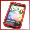 Husa carcasa hybrid pentru HTC Desire HD + folie protectie ecran + laveta, telefon mobil gsm