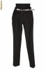 Pantaloni dama cu talie inalta P113 la_Pantaloni P113 Negru_me - negru