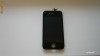 TouchScreen Digitizer LCD Display Rama Geam + Capac Spate + Buton Apple iPhone 4 Black Original TRANSPORT GRATUIT