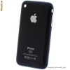 Carcasa rama fata cromata nichelata metalica mijloc miez corp sasiu capac spate baterie acumulator Apple iPhone 3GS Negru 16GB Originala Noua Sigilata