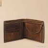 Portofel piele barbati FOSSIL ML471761200 nou cu eticheta, compatibil dimensiuni cu bacnotele autohtone CUTIE METALICA FOSSIL pret catalog 50 euro