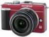 Olympus E-PL1 Kit EZ-M1442L - Rosu Bonus: Card 8GB