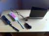 consola wii neagra+2 remotes wii motion plus+7 super jocuri