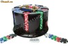 Set de poker carusel cu 200 chip-uri Dice