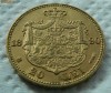 20 lei 1890 - 6.45 grame aur - stare foarte buna - luciu de batere