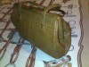 Geanta vintage cu chenar metalic anii '50