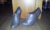 BOTINE ZARA,FOARTE FRUMOASE, STIL OXFORD, PIELE NATURALA, BEJ/GRI, 38- OFERTA DE PRET!!