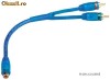 Audio Y Cable Adapters Carpower Monacor CPR-30 BL
