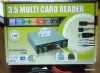 Cititor de carduri (card reader) All in one cu USB, Sata, Audio, Fire wire IEEE 1394, de 3,5 inch