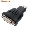ADAPTOR DVI MAMA - HDMI TATA , ADAPTOR HDMI TATA - DVI MAMA