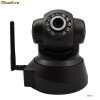 Camera IP Wireless 10 LED Wireless Night Vision WIFI Pan/Tilt IP Camera Microfon incorporat - NEGRU