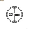 Capsule pentru monede, diametru interior 23mm Capsule pentru monede, diametru interior 23mm