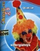 Accesoriu carnaval Coif clown cu peruca multicolora -copii ST8487Cwid