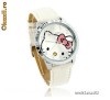 Ceas Hello Kitty dama / copii alb / negru quartz model deosebit ideal pt cadou