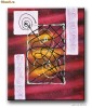 Tablou Abstract 7 - ulei pe panza 60x50cm modern