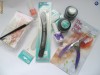 Kit unghii false 2 - Set manichiura pe baza de tipsuri,gel uv si cleste - geluri 3 in 1,autonivelante