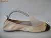 BALERINI   CHANEL  BEIGE/BLACK  DIN PIELE