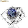 Inel Swarovski 18k placat aur alb