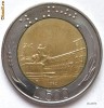 ITALIA , 500 LIRE 1982 , PRIMA MONEDA BRAILLE DE PE PLANETA  - IMPECABILA.