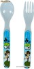 Set tacamuri furculita si lingura BEN 10 SHADOW Set tacamuri furculita si lingura BEN 10 SHADOW