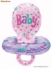 Balon folie metalizata SUZETA ROZ 150x56cm